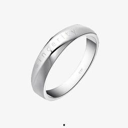 网红方形银戒指图片